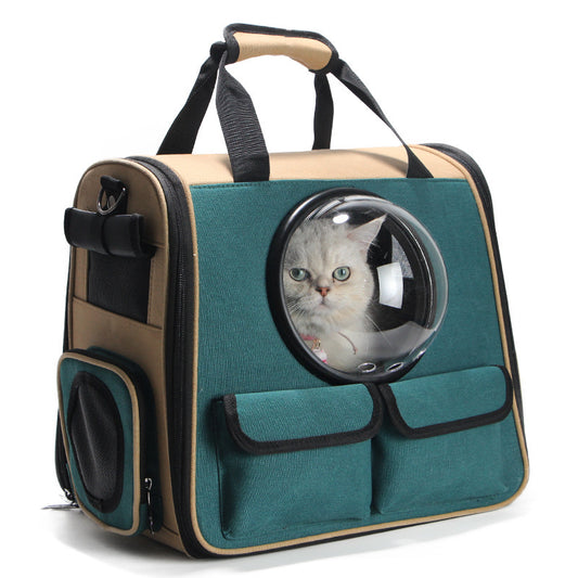 Pet Backpack Space Bag: Travel Carrier