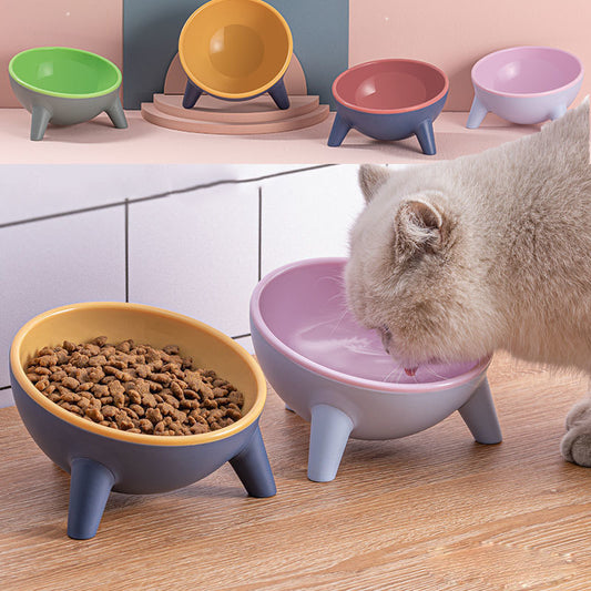 NordicPaws: Elevated Cat Dog Bowl Stand