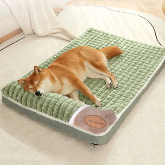 Fluffy dog bed