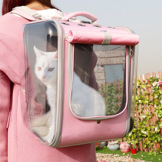 Breathable Pet Cat Carrier Backpack