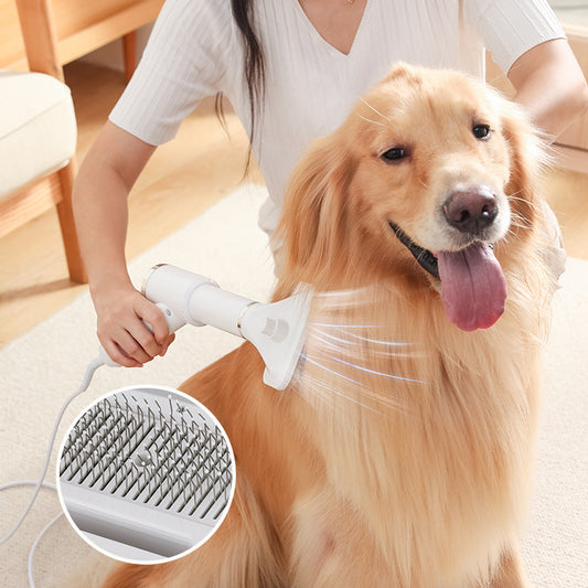 Pet Hair Dryer Comb: Grooming Tool for Cats and Dogs - Quick and Efficient Drying