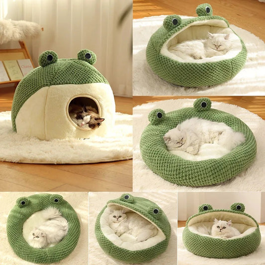 Little Frog Series Pet Nest: Warm Plush Mat